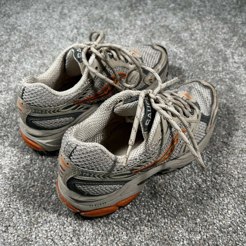 Saucony Grid TR2 Trail Running Shoes Tan Grey Orange 1927-3 Womens 6 - Picture 3 of 8